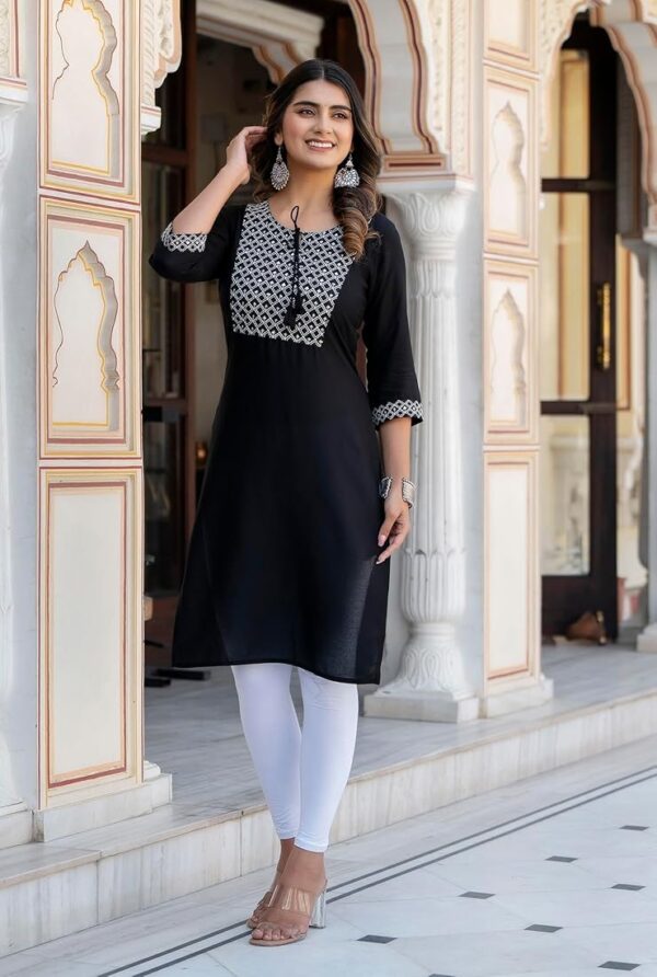 ladies kurti, black color